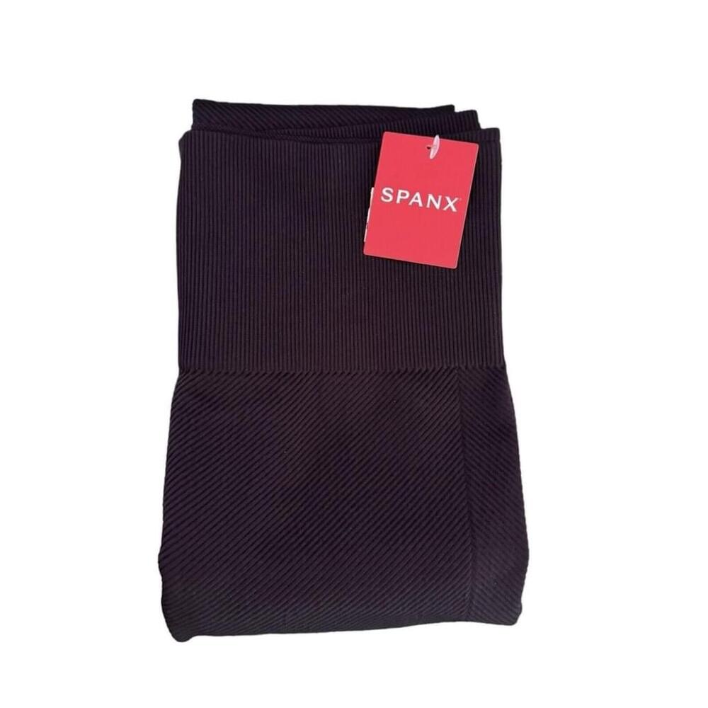 Spanx Shape Seamless Leggings Women Size Medium (M) Maroon Wine Solid